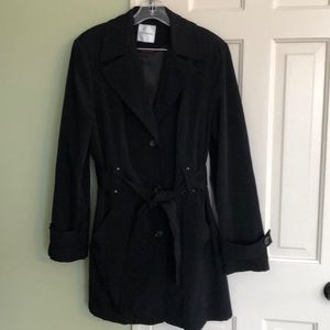 Croft&barrow Black trench coat women’s